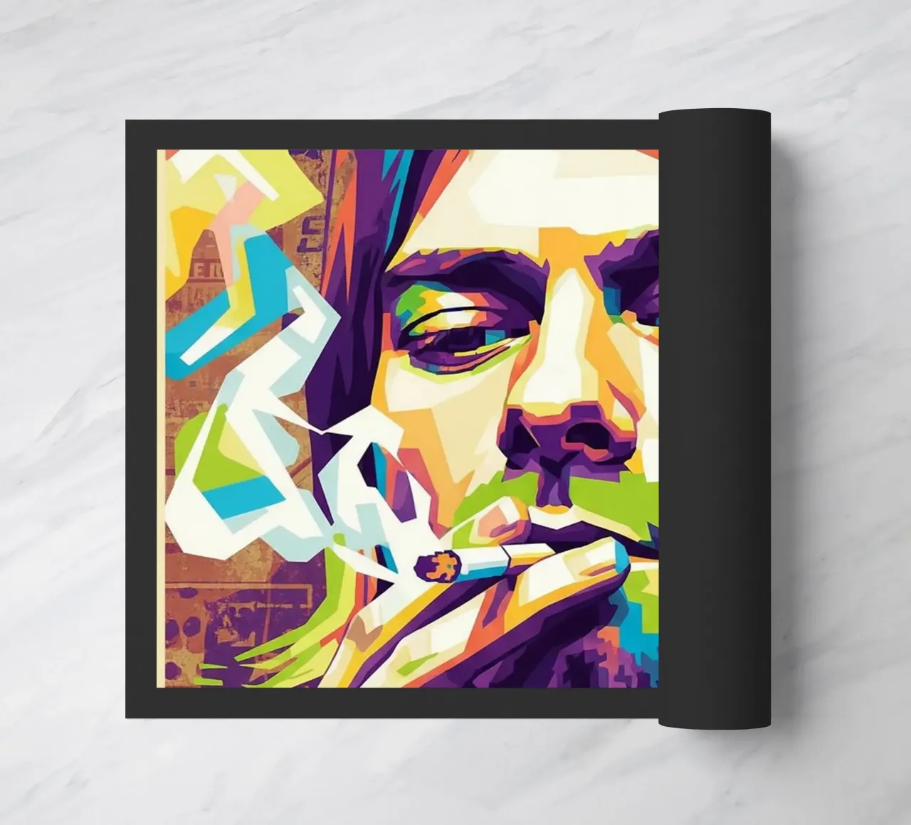 Kurt Cobain che fuma zerbino da Hantamrata