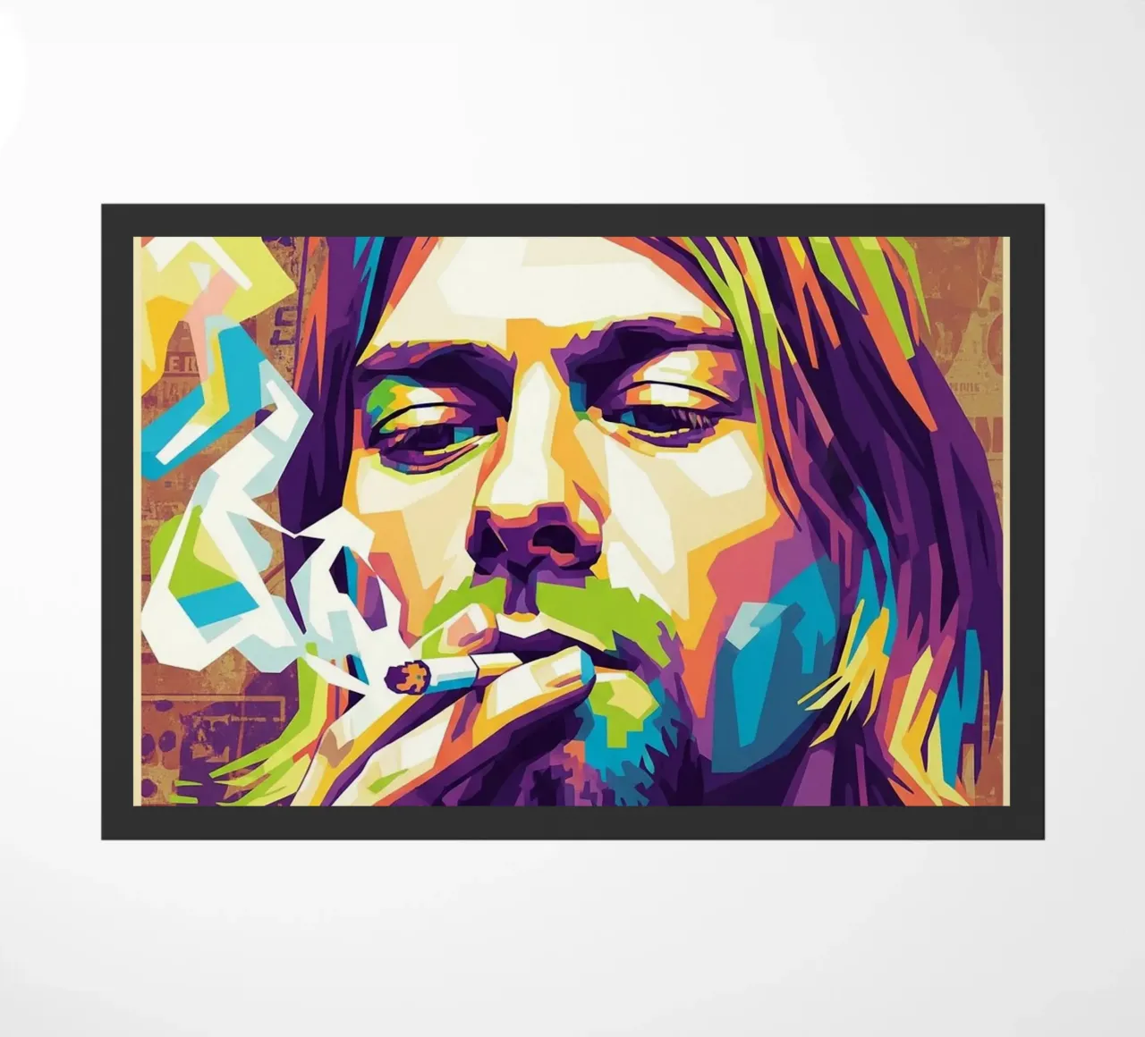 Kurt Cobain che fuma zerbino da Hantamrata