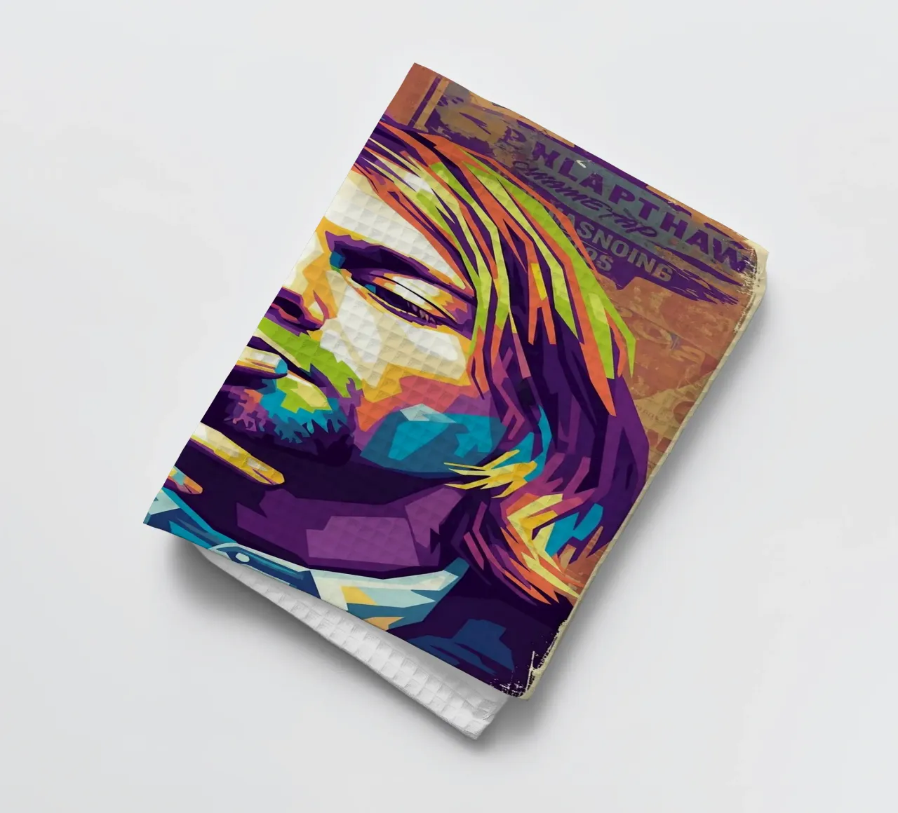 Kurt Cobain che fuma canovaccio da cucina da Hantamrata
