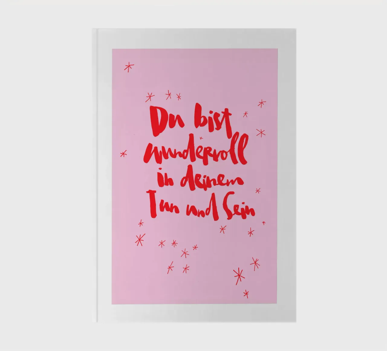 Du bist wundervoll notebook by Brushmeetspaper