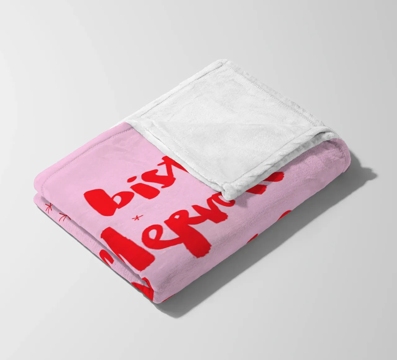 Du bist wundervoll coperta in pile da Brushmeetspaper