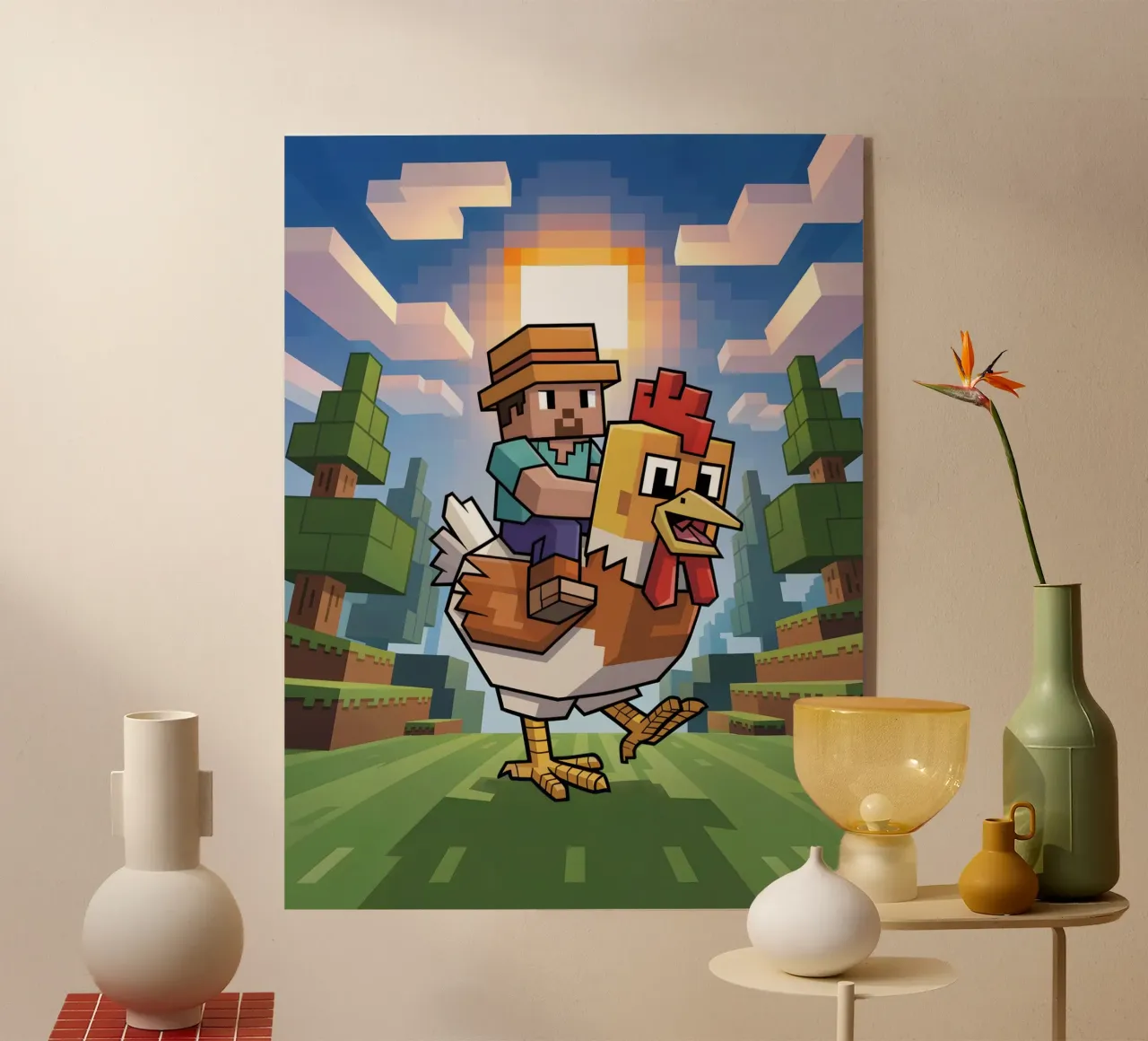 Minecraft plexiglass da Fleur de Lys