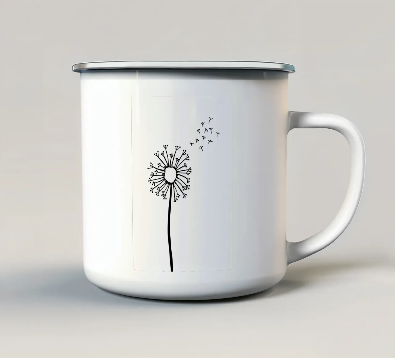 Pusteblume tazza in smalto da BAINAI