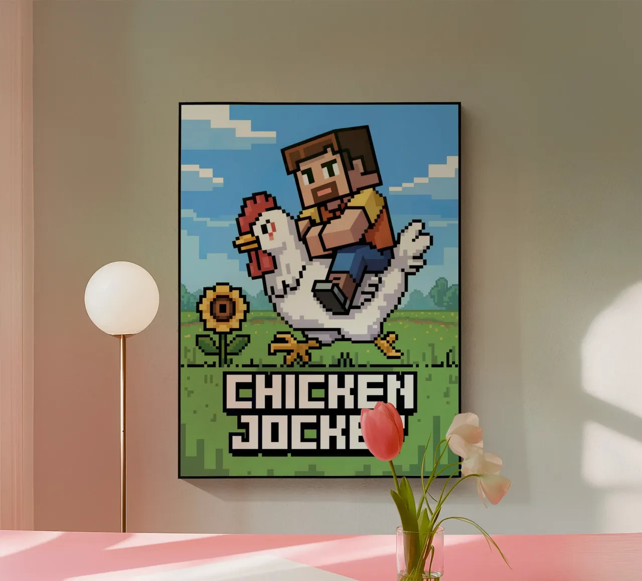 Minecraft plexiglass da Fleur de Lys