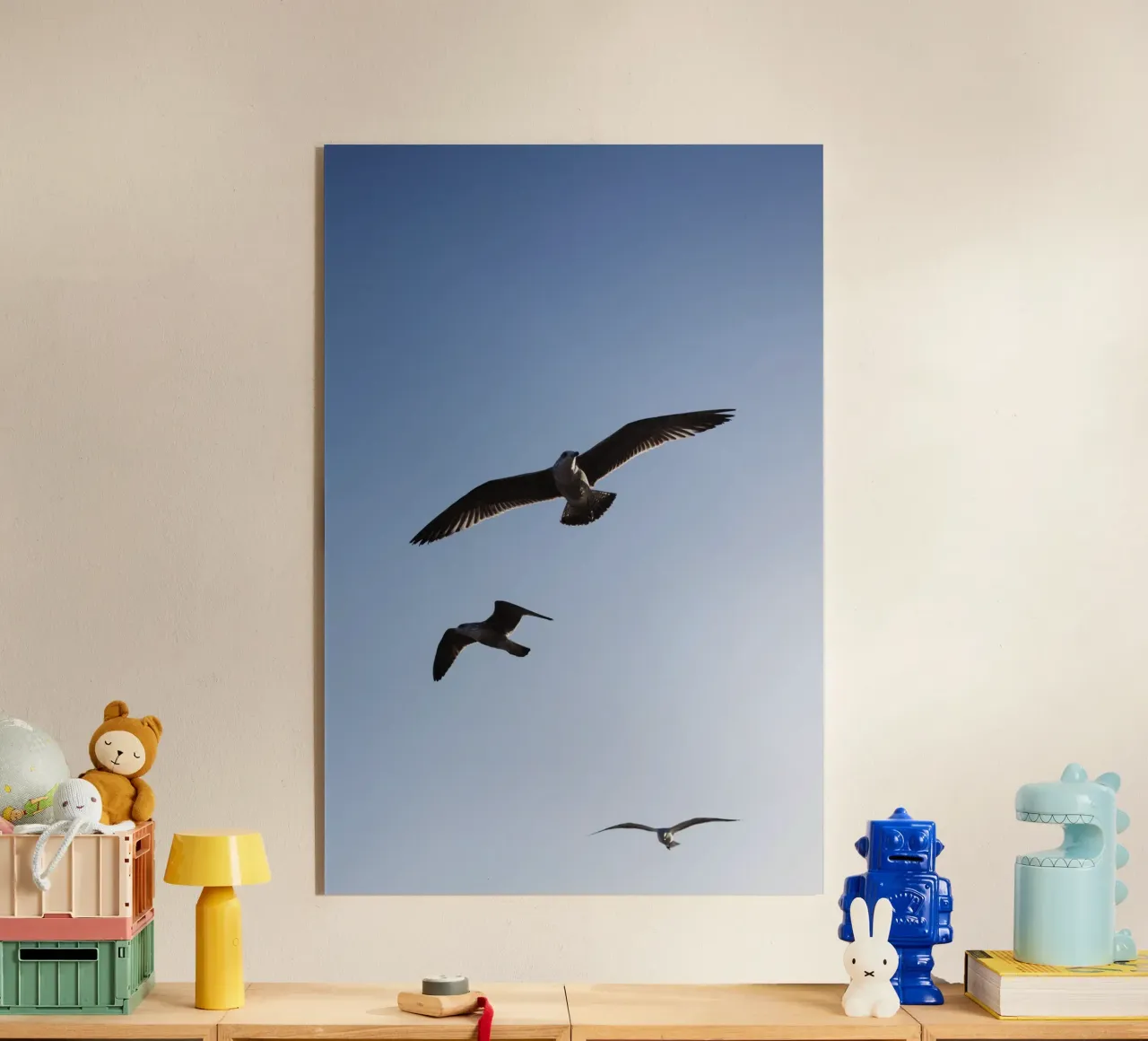 Möwen in Marocco plexiglass da fotokunst