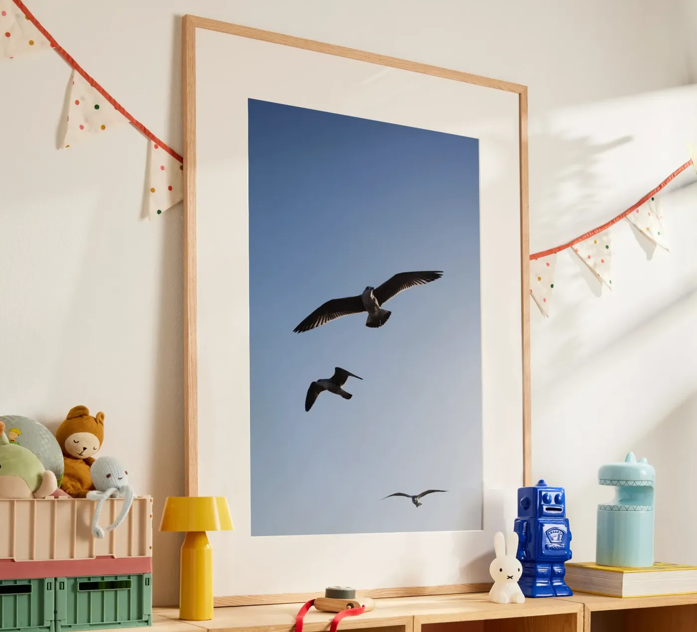 Möwen in Marocco poster da fotokunst