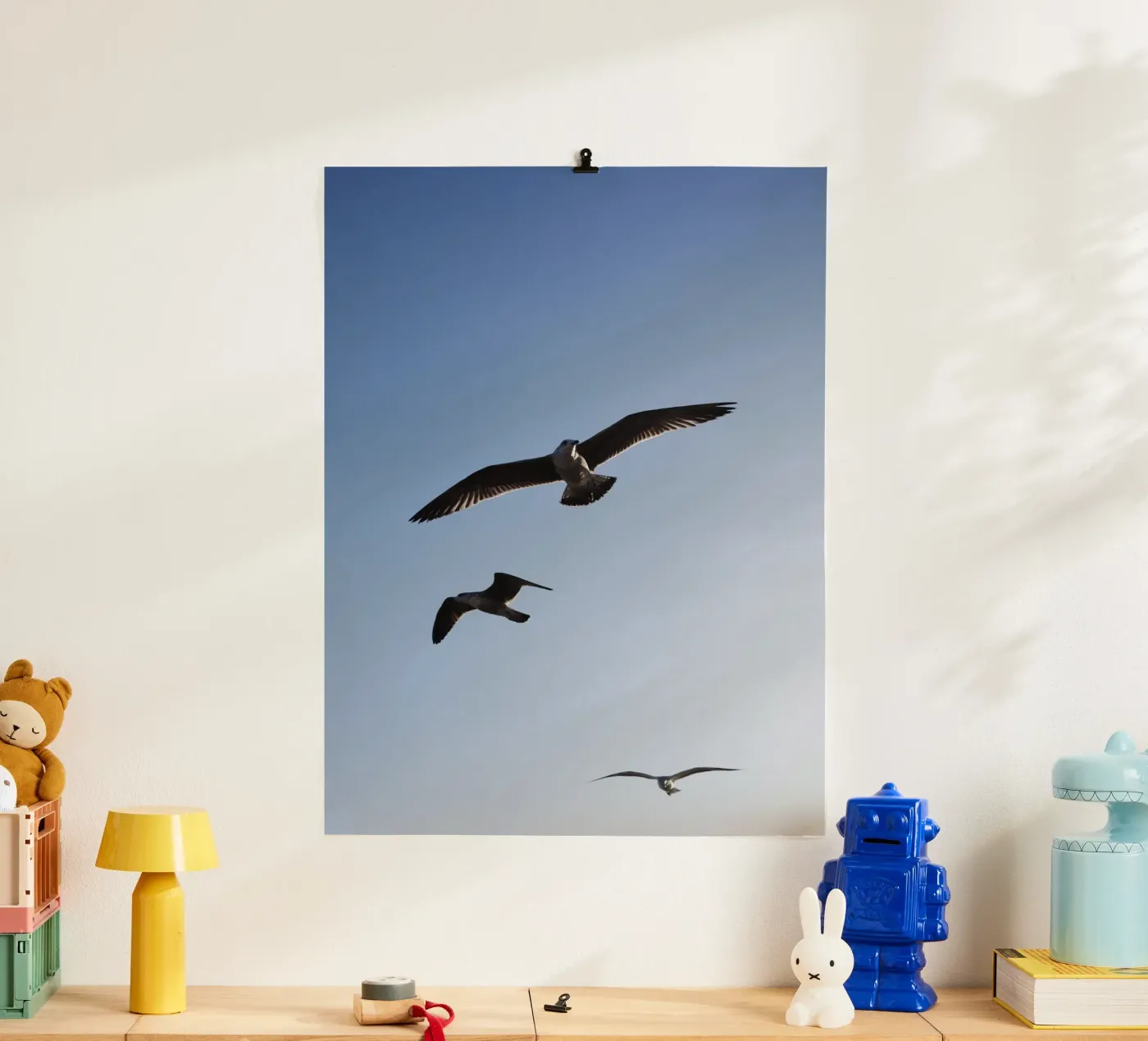 Möwen in Marocco poster da fotokunst