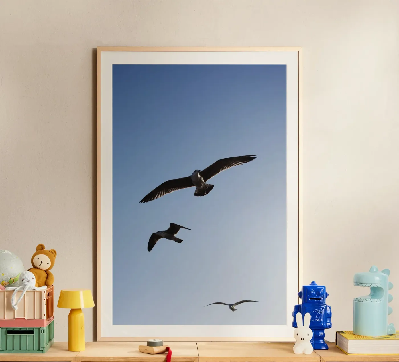 Möwen in Marocco poster da fotokunst