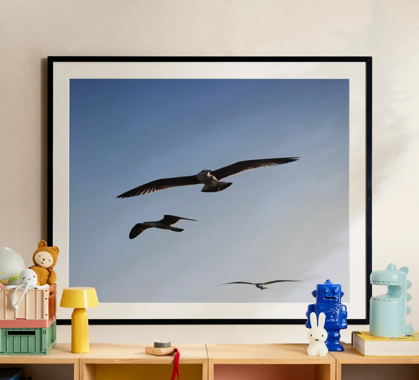 Möwen in Marocco poster da fotokunst