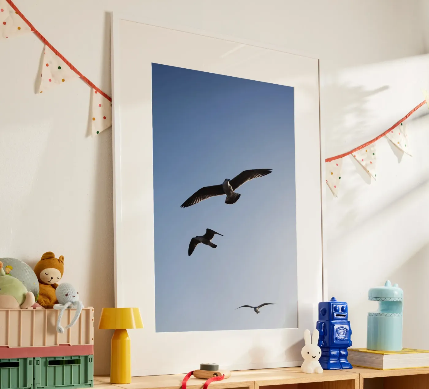 Möwen in Marocco poster da fotokunst