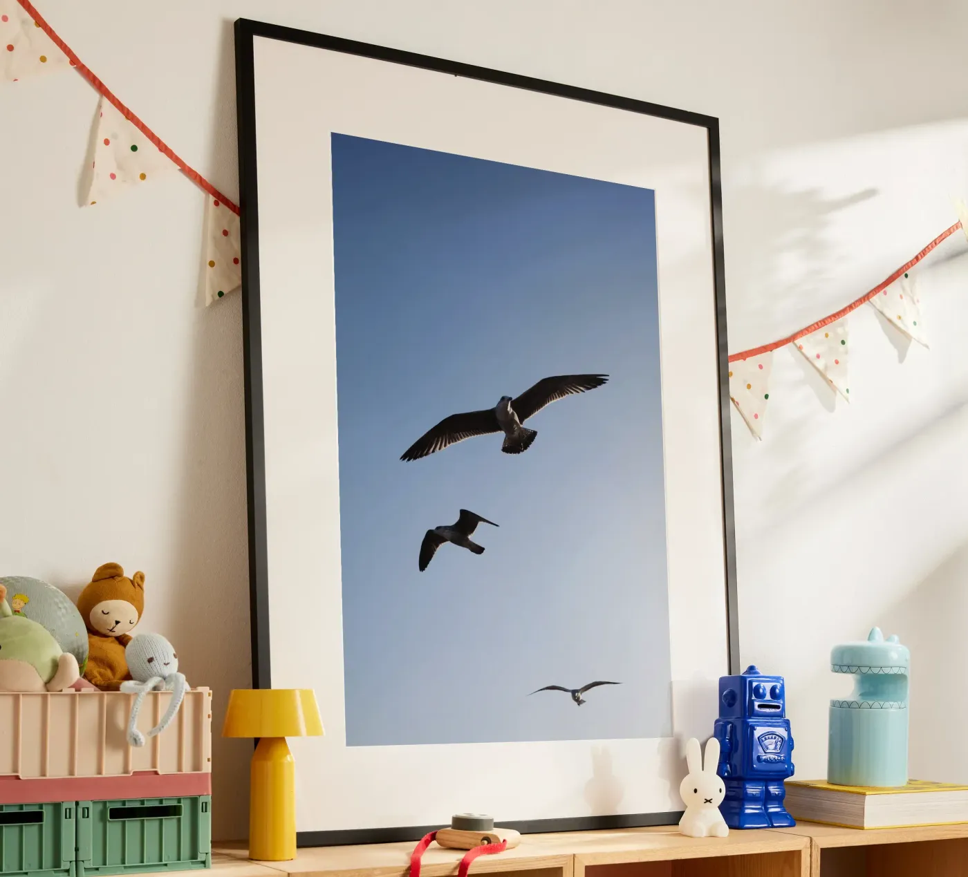 Möwen in Marocco poster da fotokunst