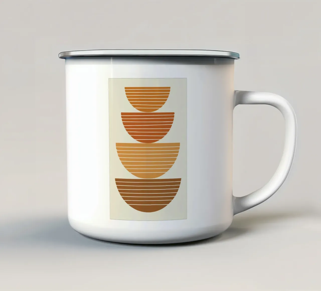 Stacked Bowls Abstract tazza in smalto da LisaArtes