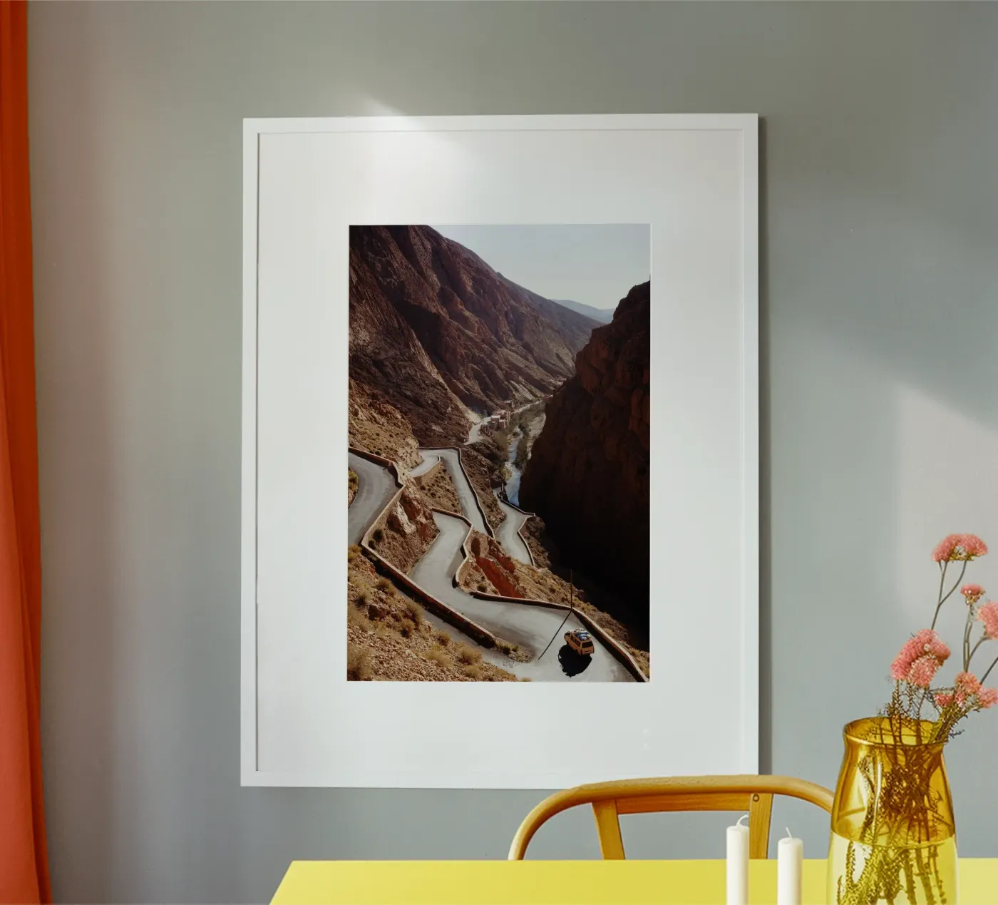 strada in marocco poster da fotokunst