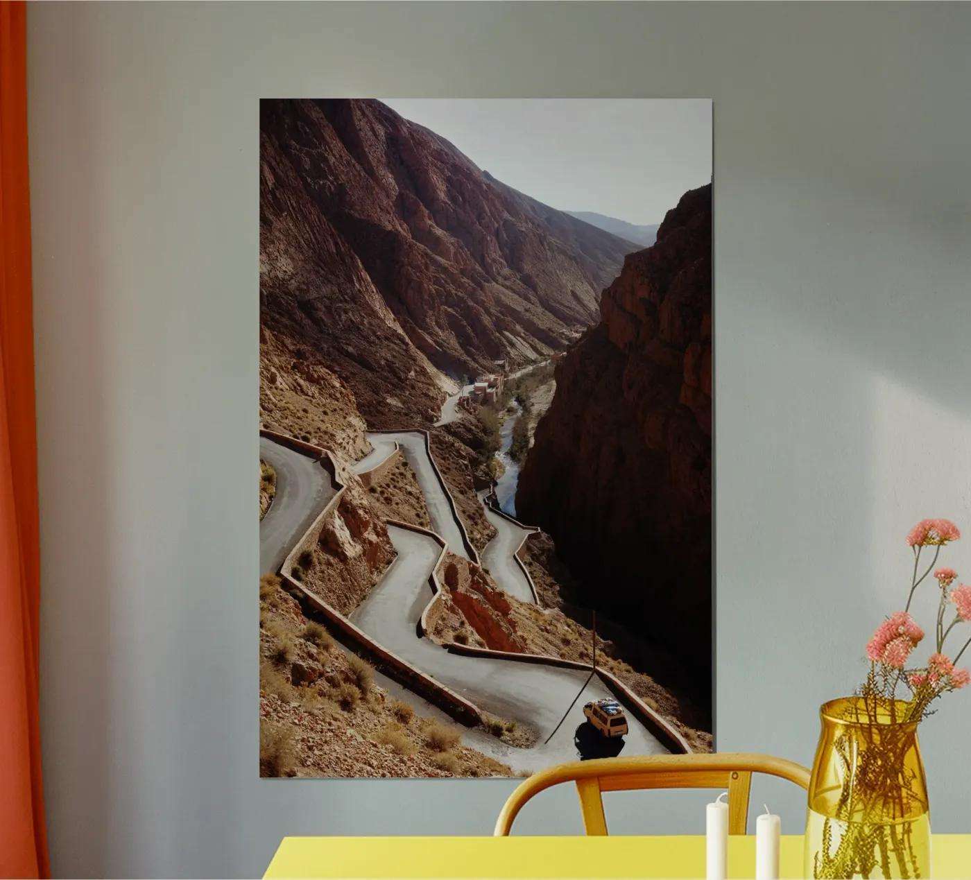 strada in marocco poster da fotokunst