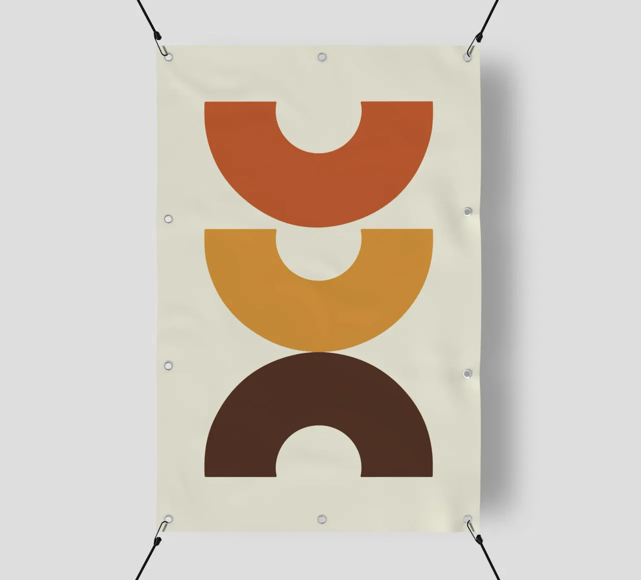 Earthy Arches Abstract telo in pvc da LisaArtes