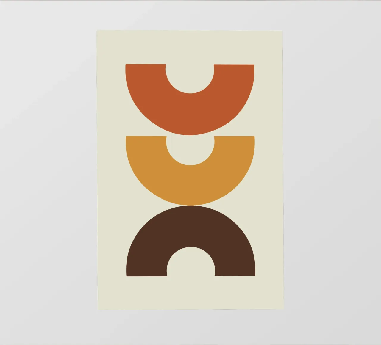 Earthy Arches Abstract telo in pvc da LisaArtes