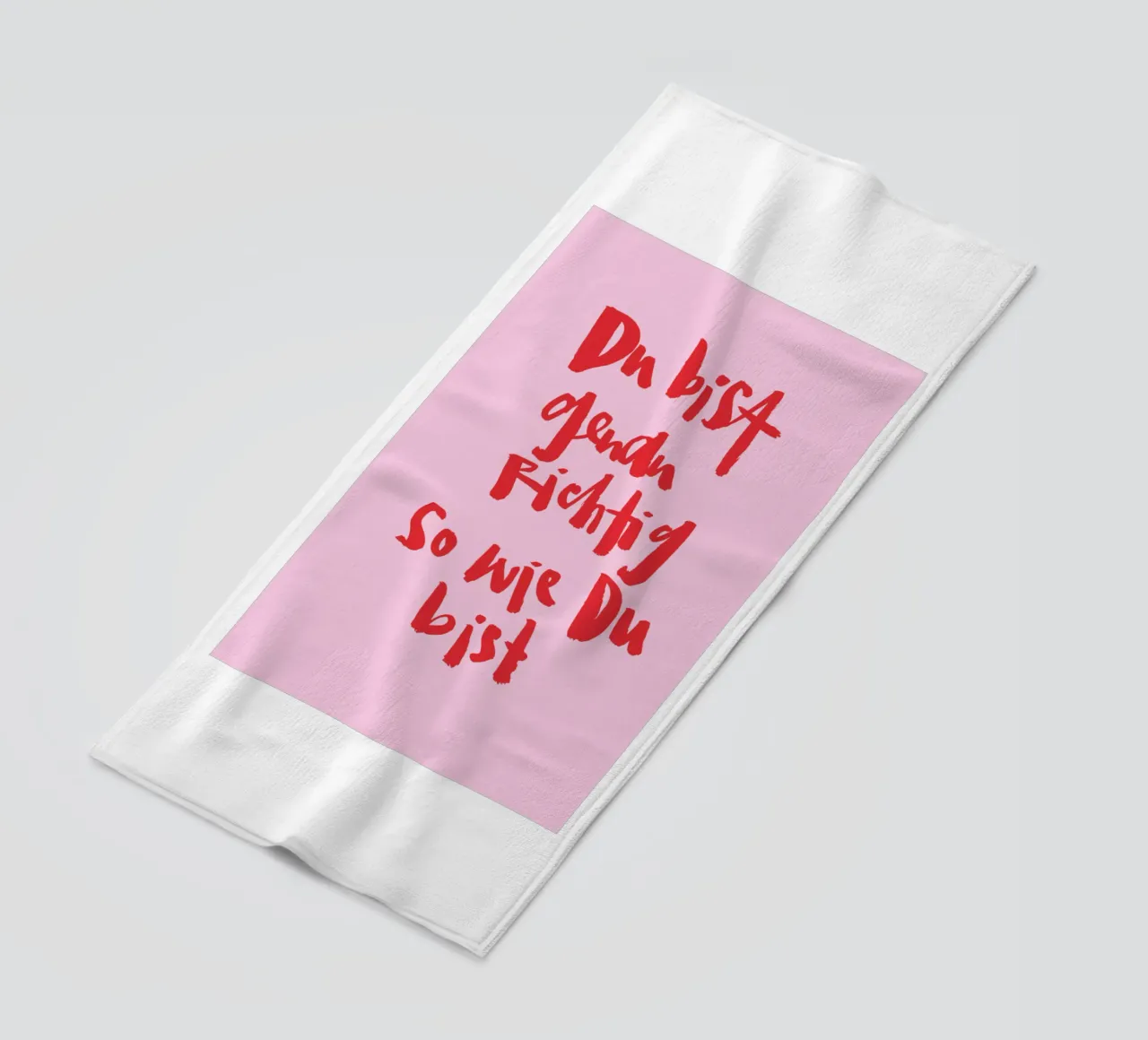 Genau richtig telo mare da Brushmeetspaper