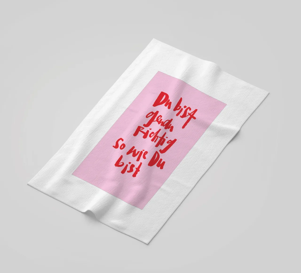 Genau richtig telo mare da Brushmeetspaper