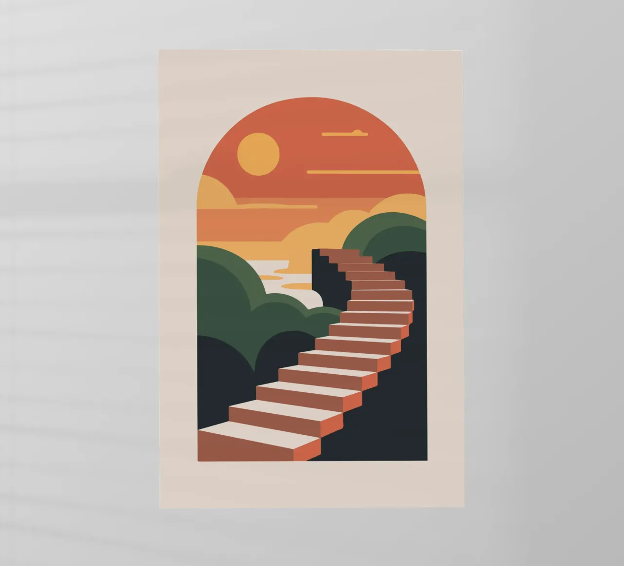 Sunset Stairway pellicola backlit da LisaArtes