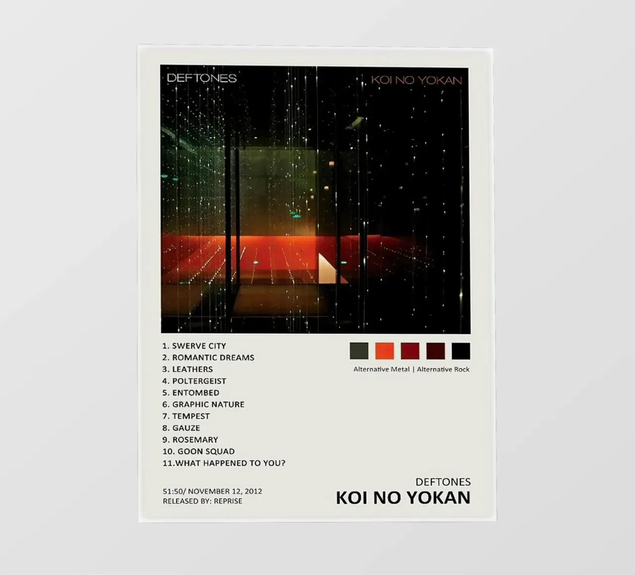 Deftones Koi No Yokan telo in pvc da Roronoa7