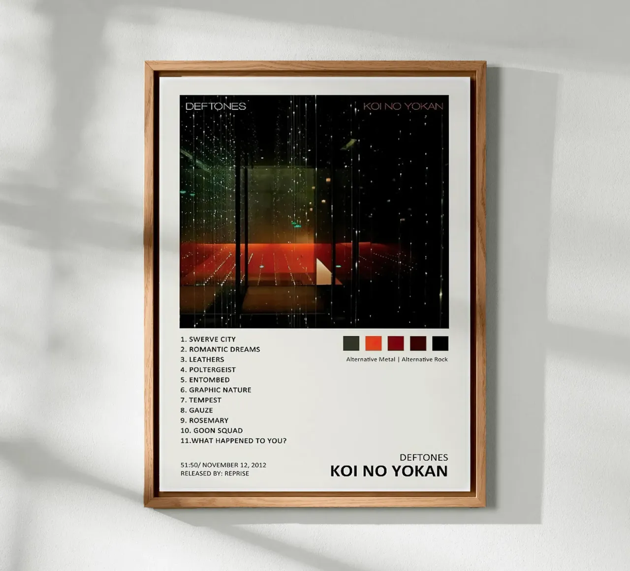 Deftones Koi No Yokan alluminio dibond da Roronoa7