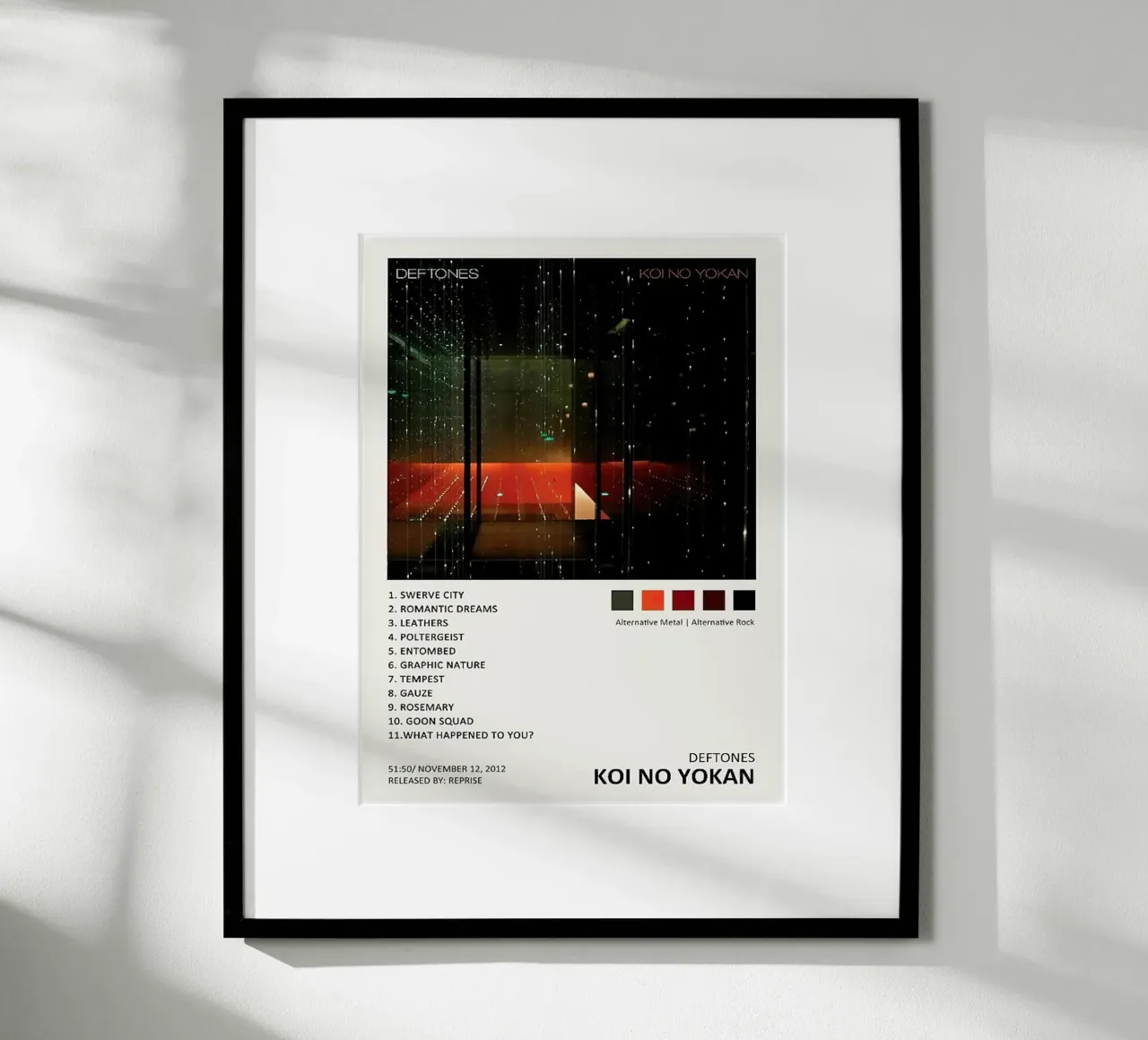 Deftones Koi No Yokan poster da Roronoa7