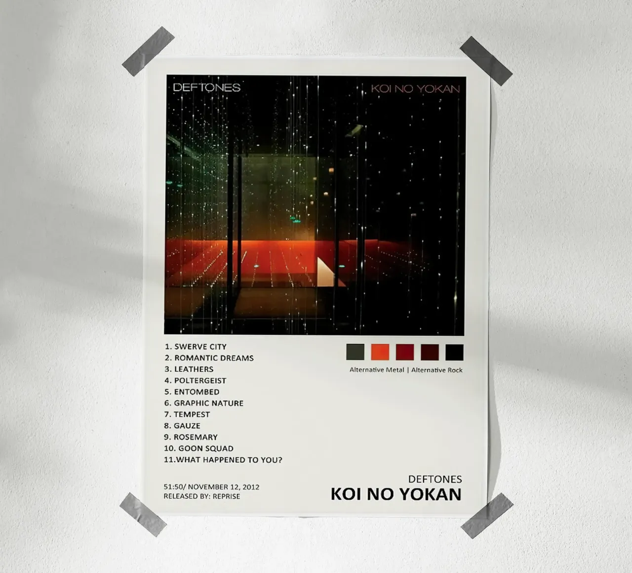 Deftones Koi No Yokan poster da Roronoa7