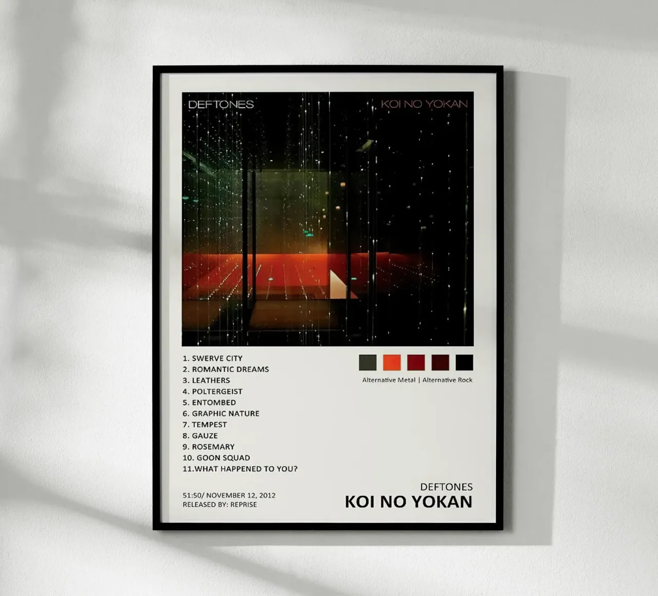 Deftones Koi No Yokan poster da Roronoa7
