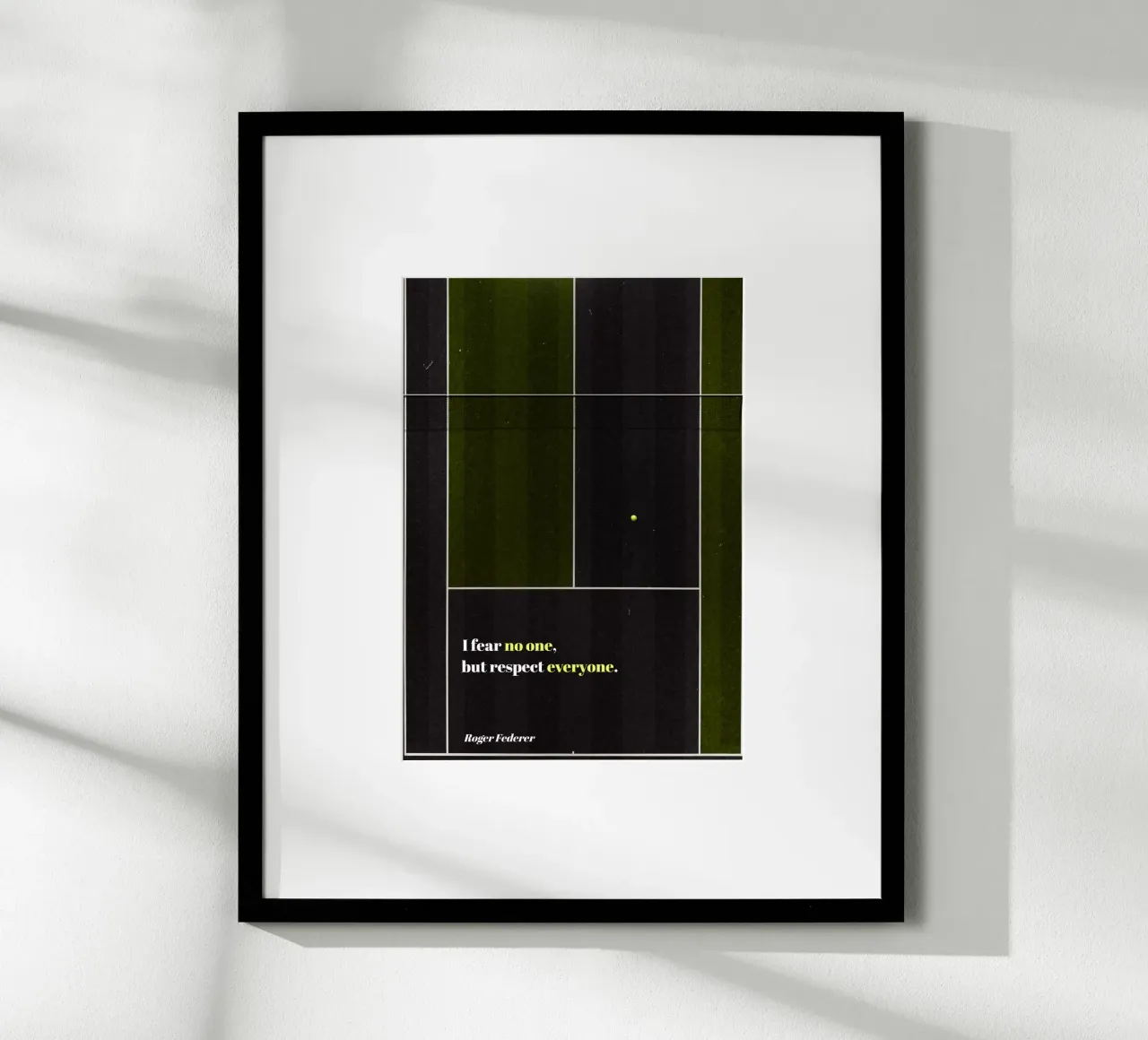 Roger Federer - Tennis poster da athlete.art