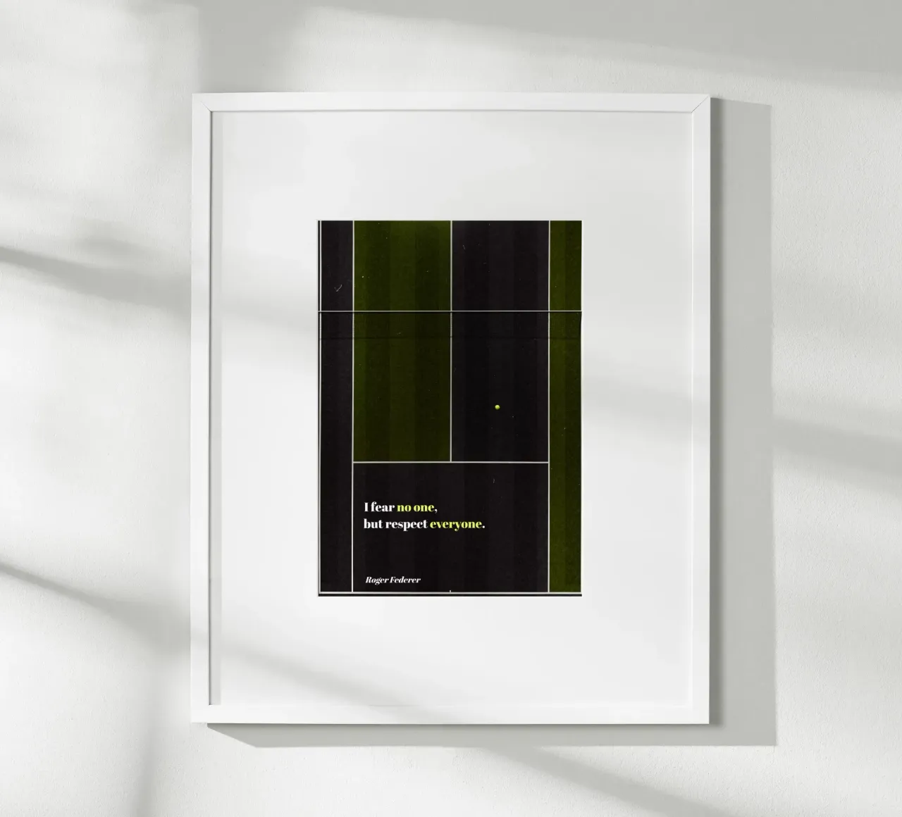 Roger Federer - Tennis poster da athlete.art