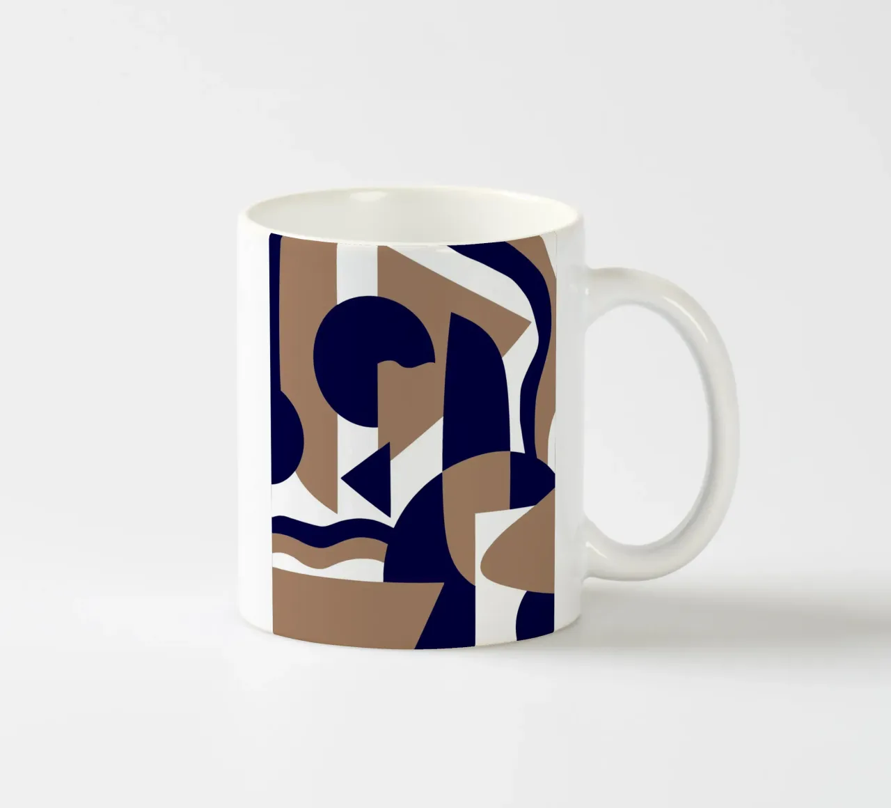 Geometria scandinava 06 tazza in ceramica da Little Dean