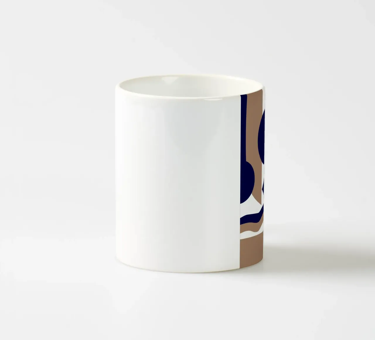 Geometria scandinava 06 tazza in ceramica da Little Dean