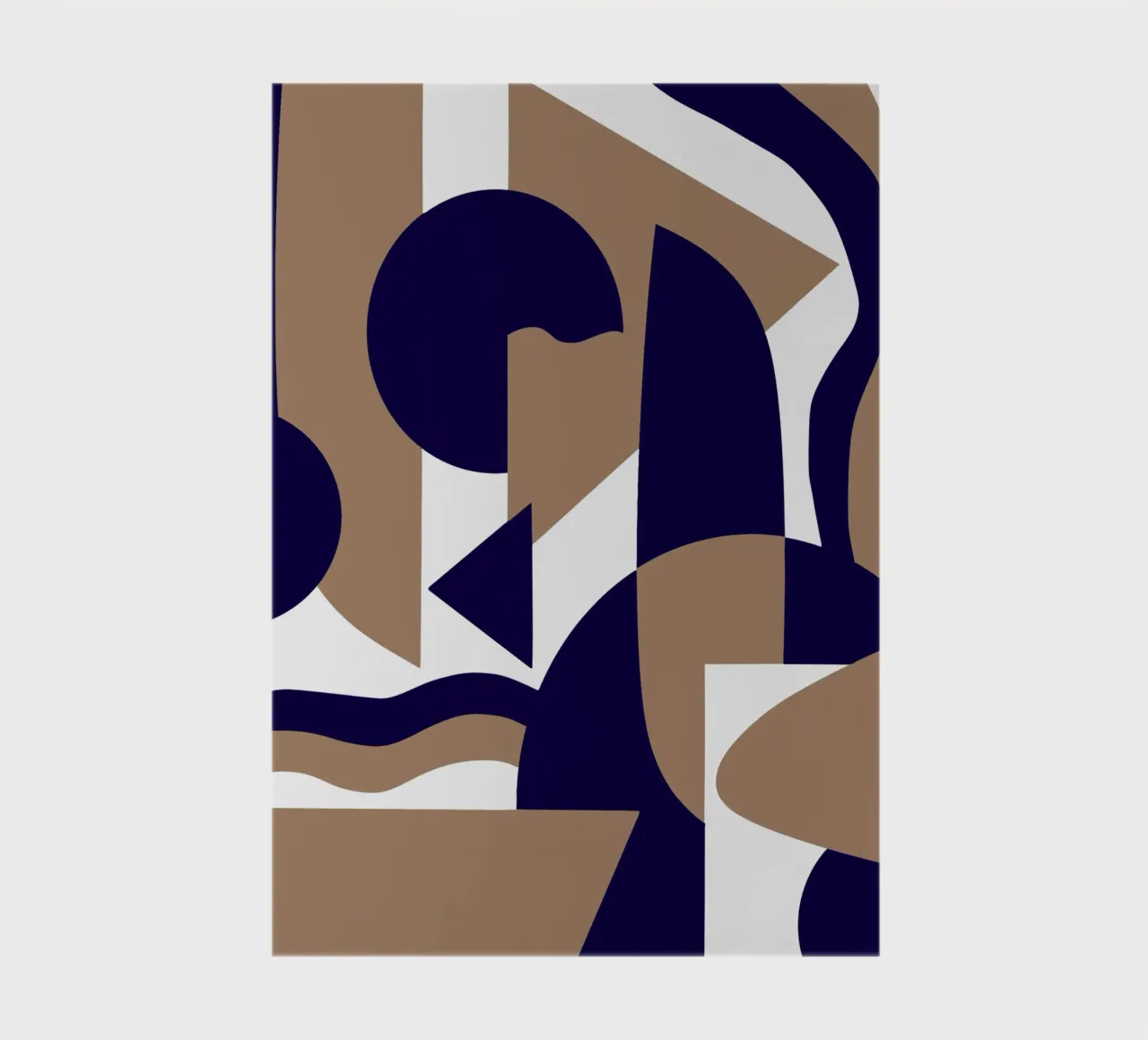Scandinavian geometry 06 notebook by Little Dean