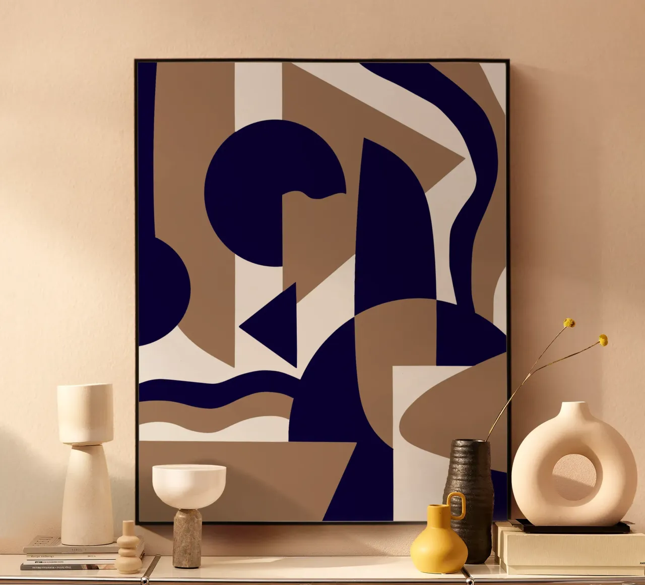 Geometria scandinava 06 alluminio dibond da Little Dean