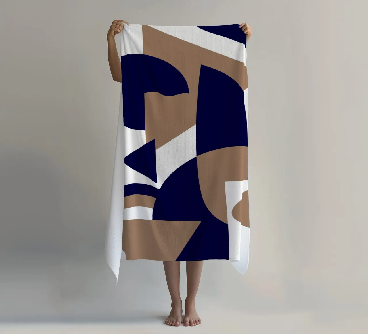 Geometria scandinava 06 telo mare da Little Dean
