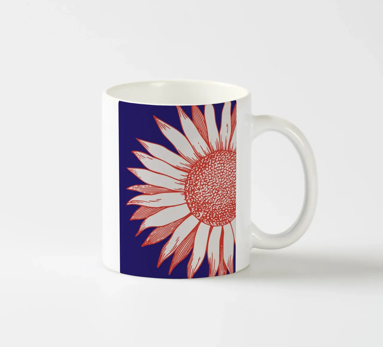 Girasole 02 tazza in ceramica da Little Dean