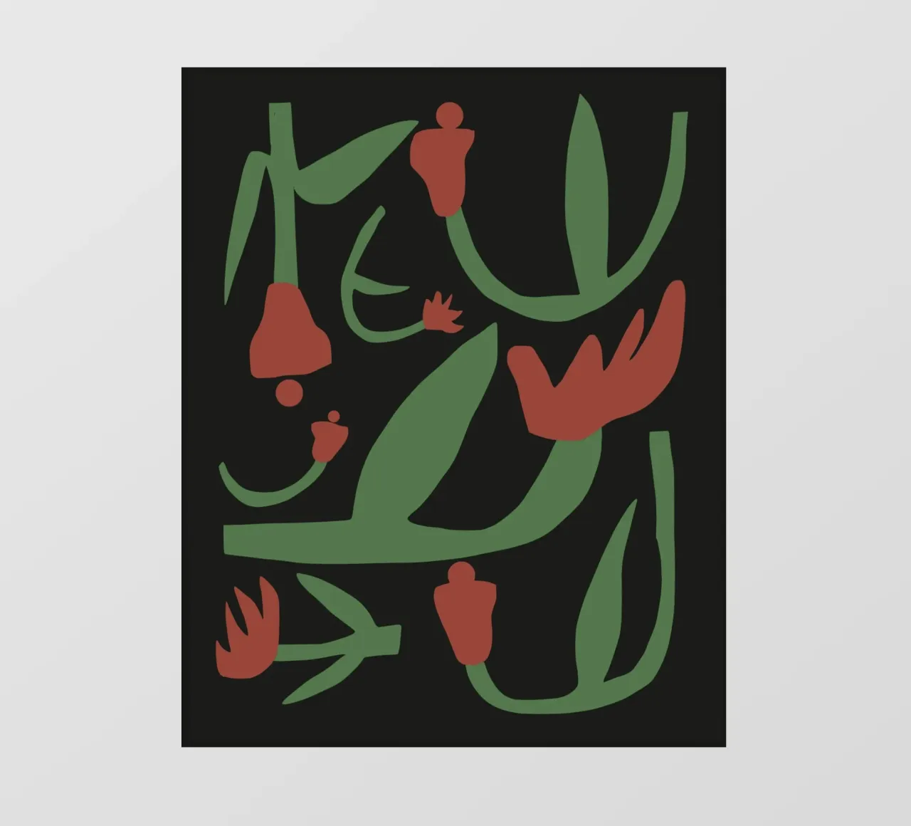 Composizione di fiori secchi pellicola backlit da Little Dean