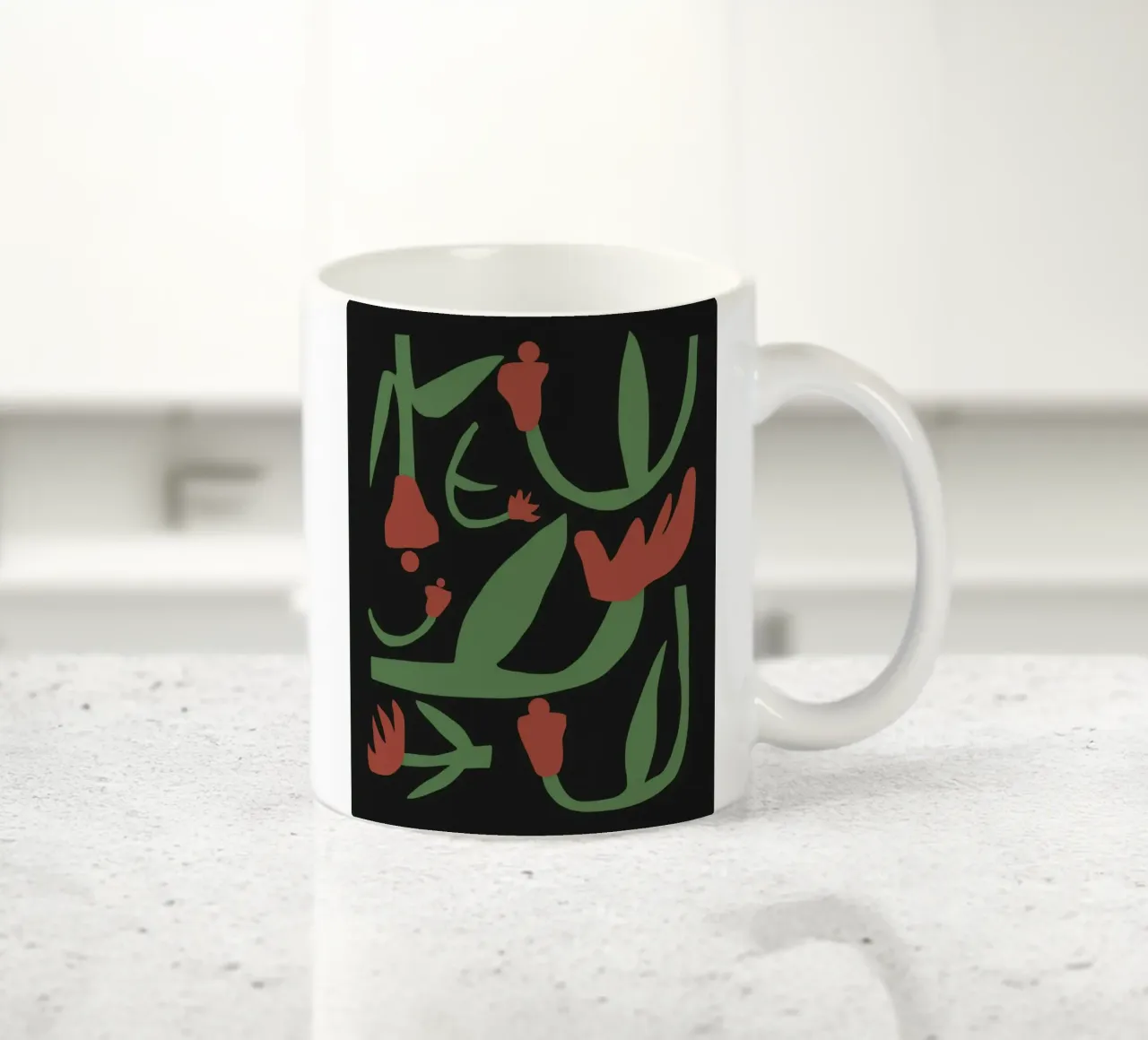 Composizione di fiori secchi tazza in ceramica da Little Dean