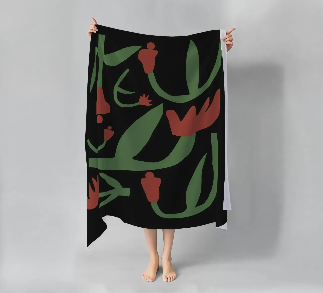 Composizione di fiori secchi telo mare da Little Dean