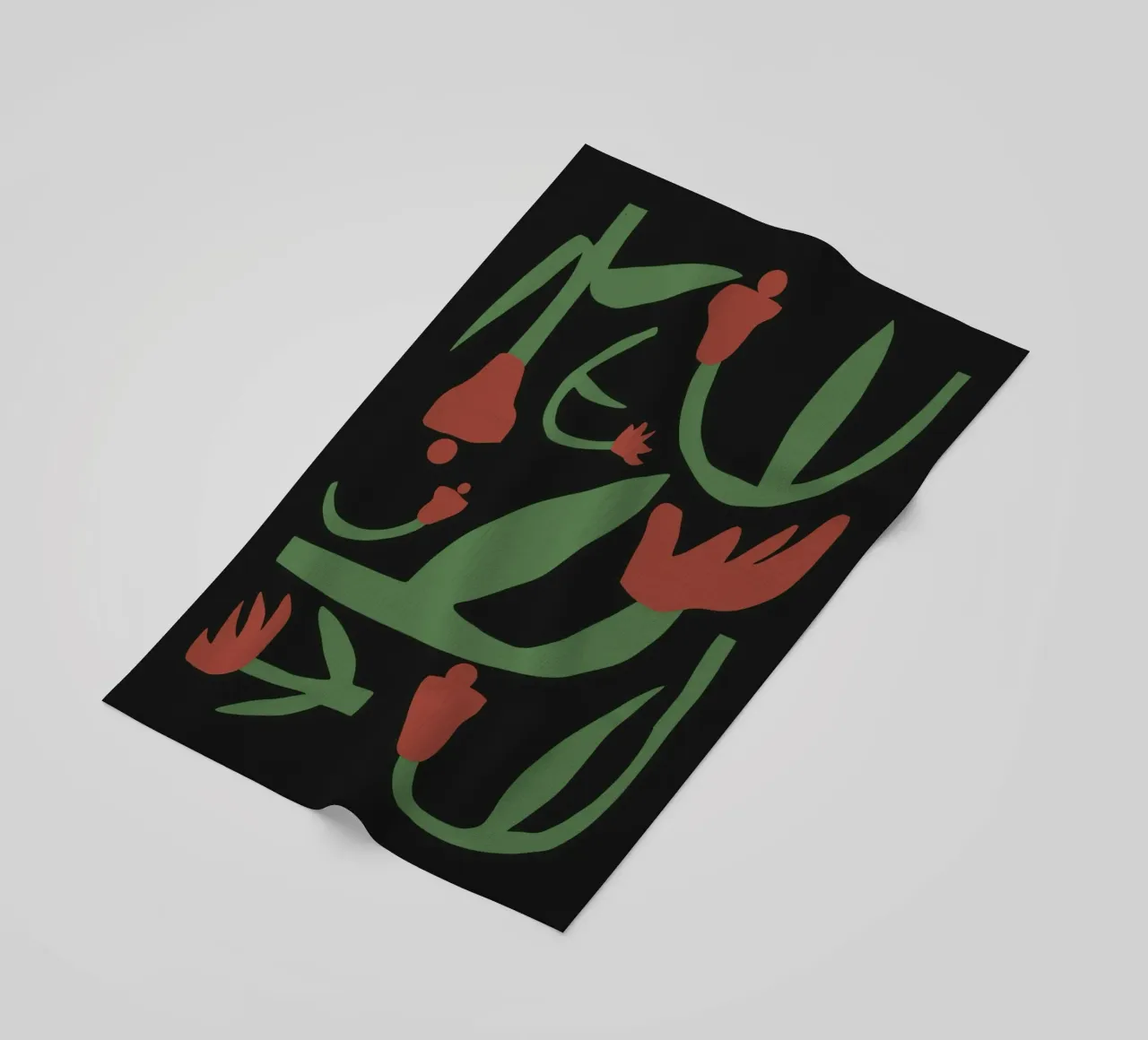 Composizione di fiori secchi telo mare da Little Dean