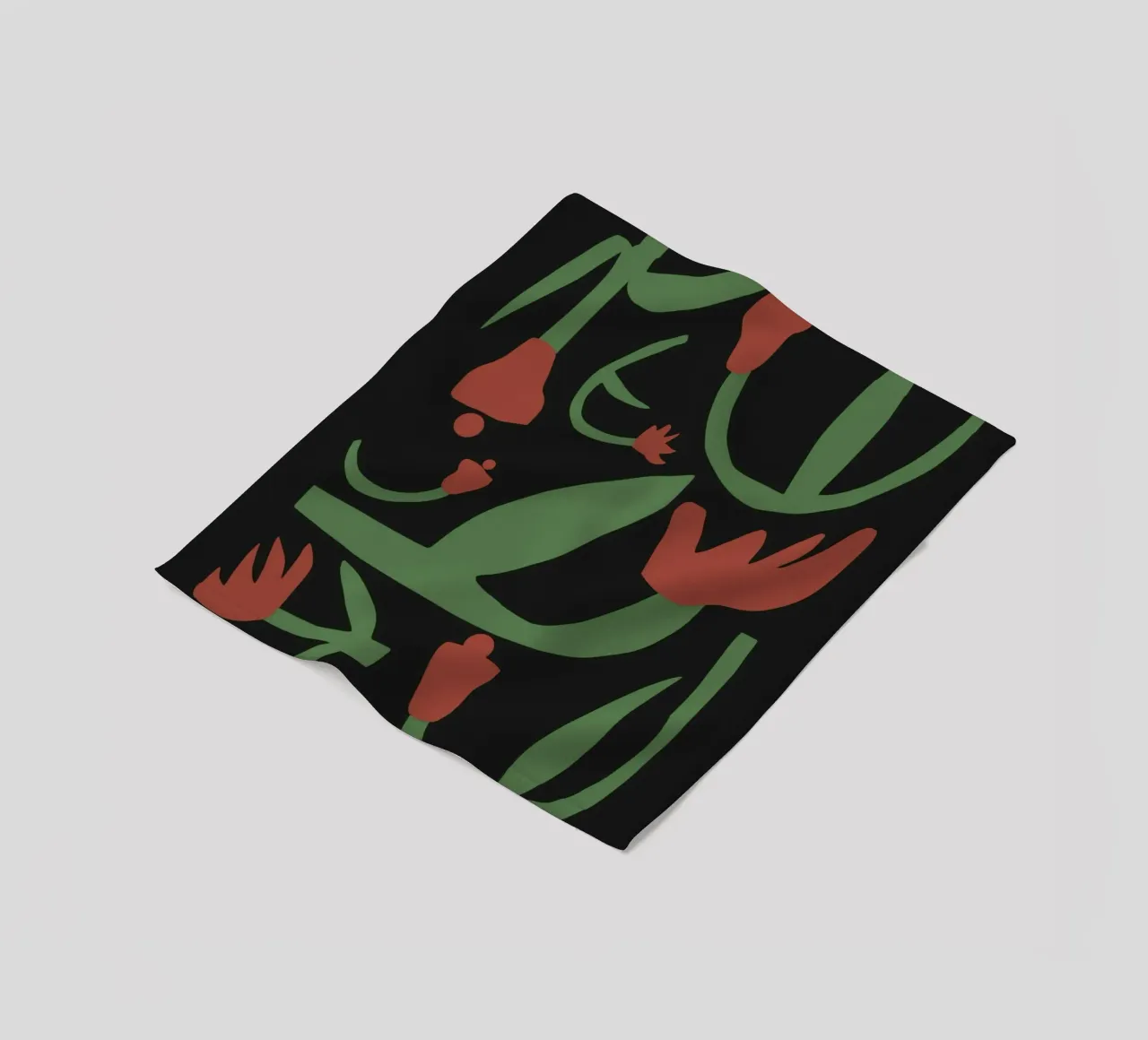 Composizione di fiori secchi coperta in pile da Little Dean