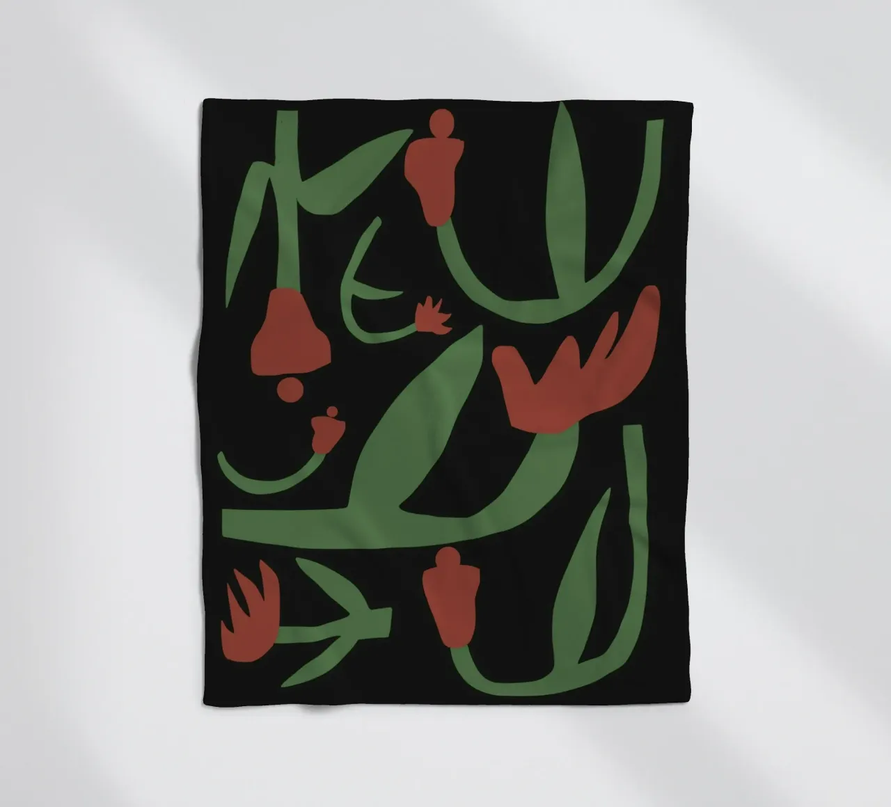 Composizione di fiori secchi coperta in pile da Little Dean