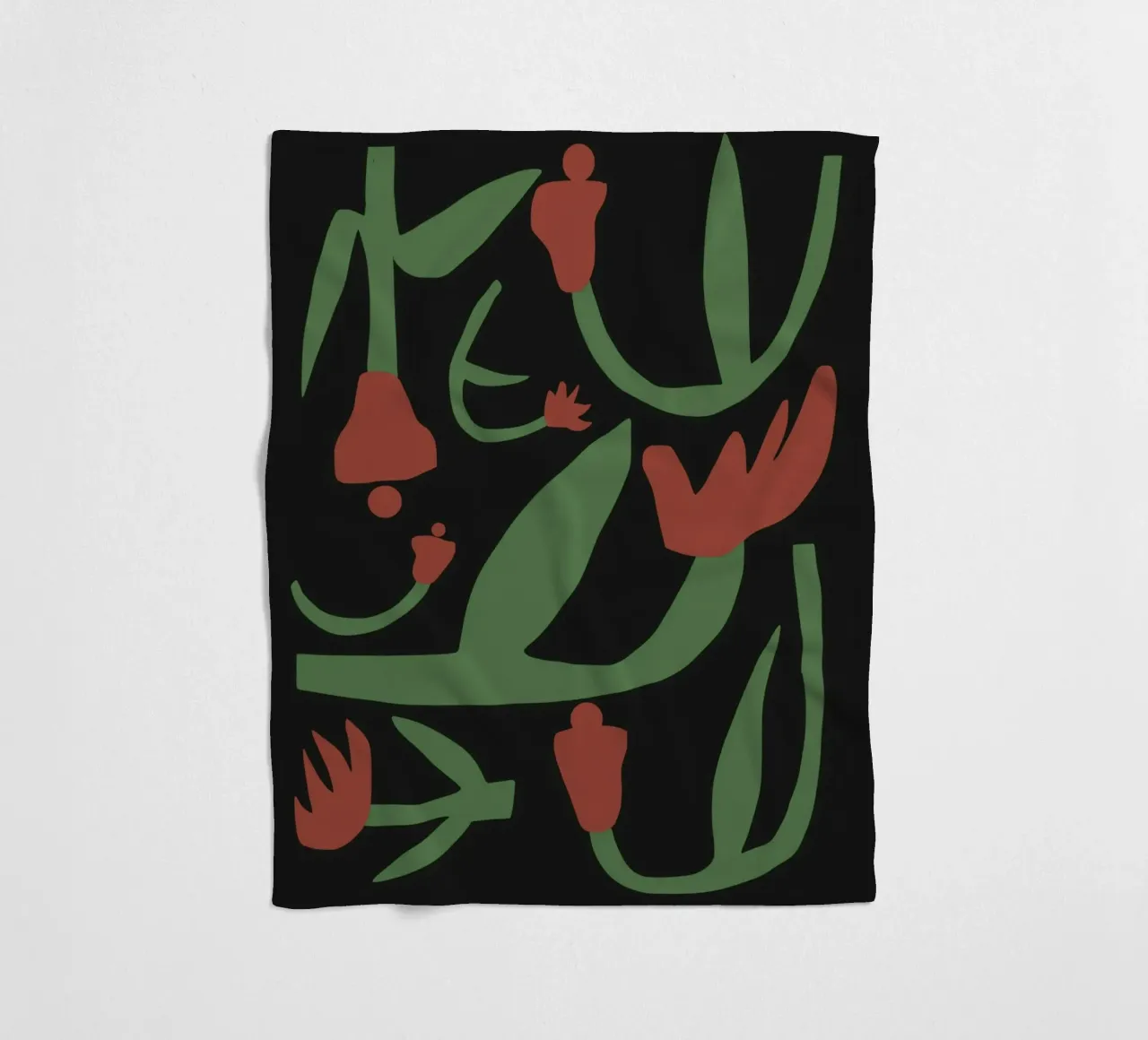 Composizione di fiori secchi coperta in pile da Little Dean
