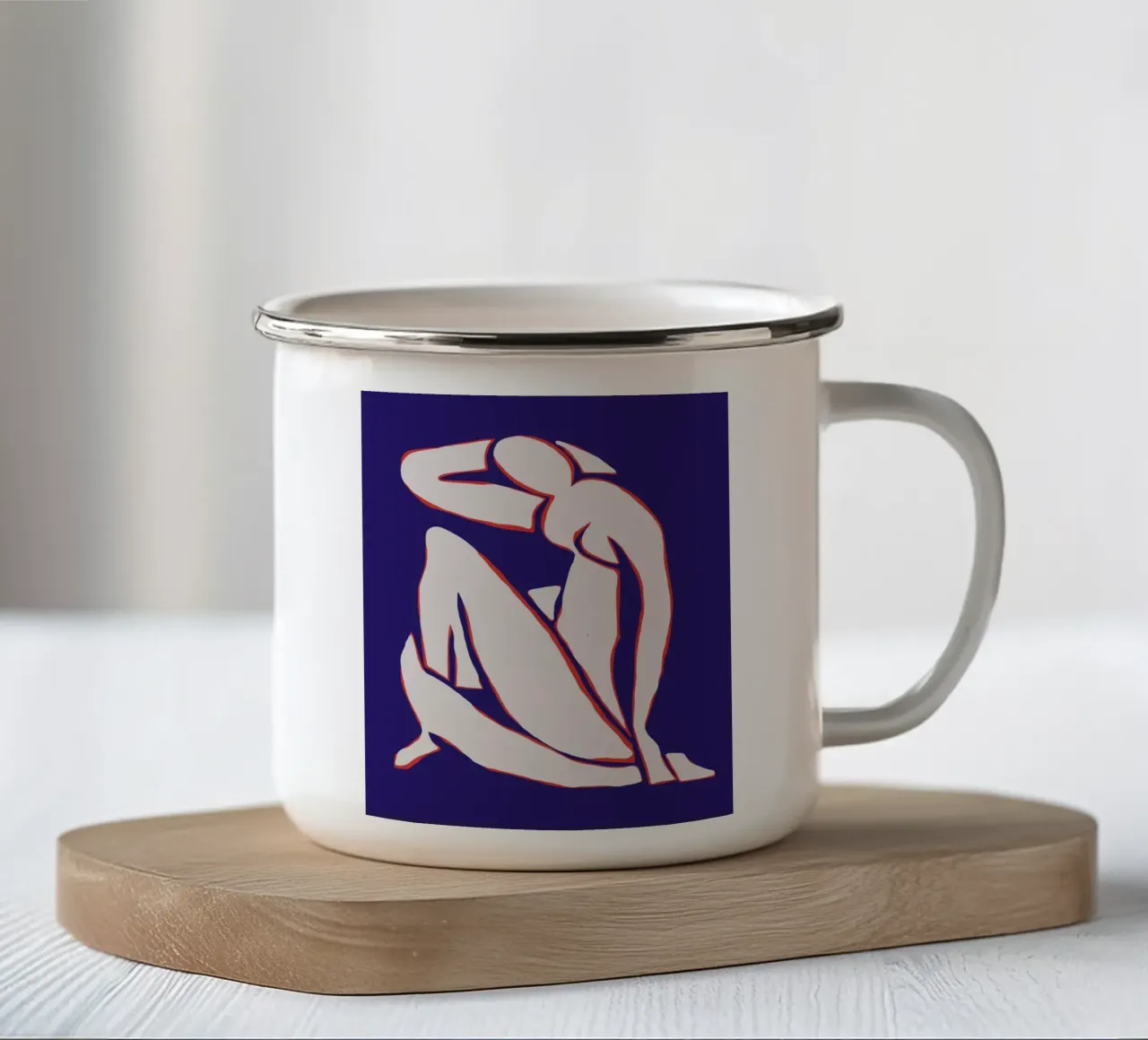 Dopo matisse Var tazza in smalto da Little Dean