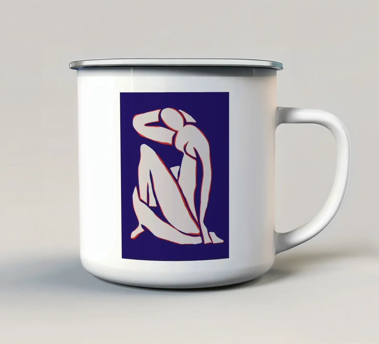 Dopo matisse Var tazza in smalto da Little Dean