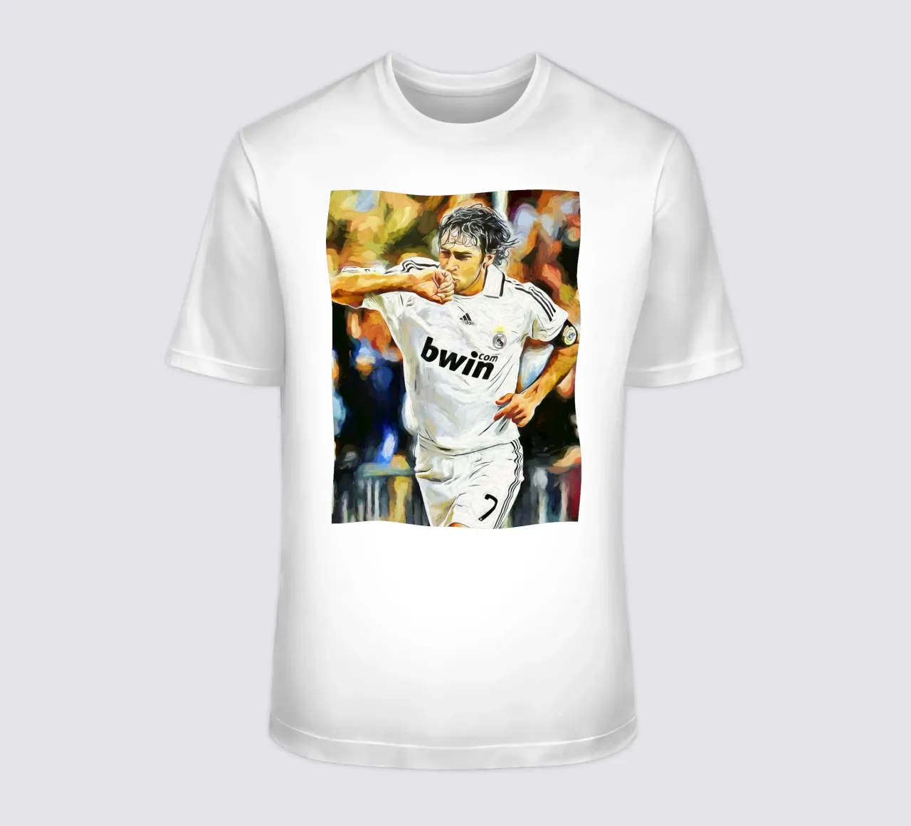 Raúl González Pittura a olio digitale t-shirt da ArdanART