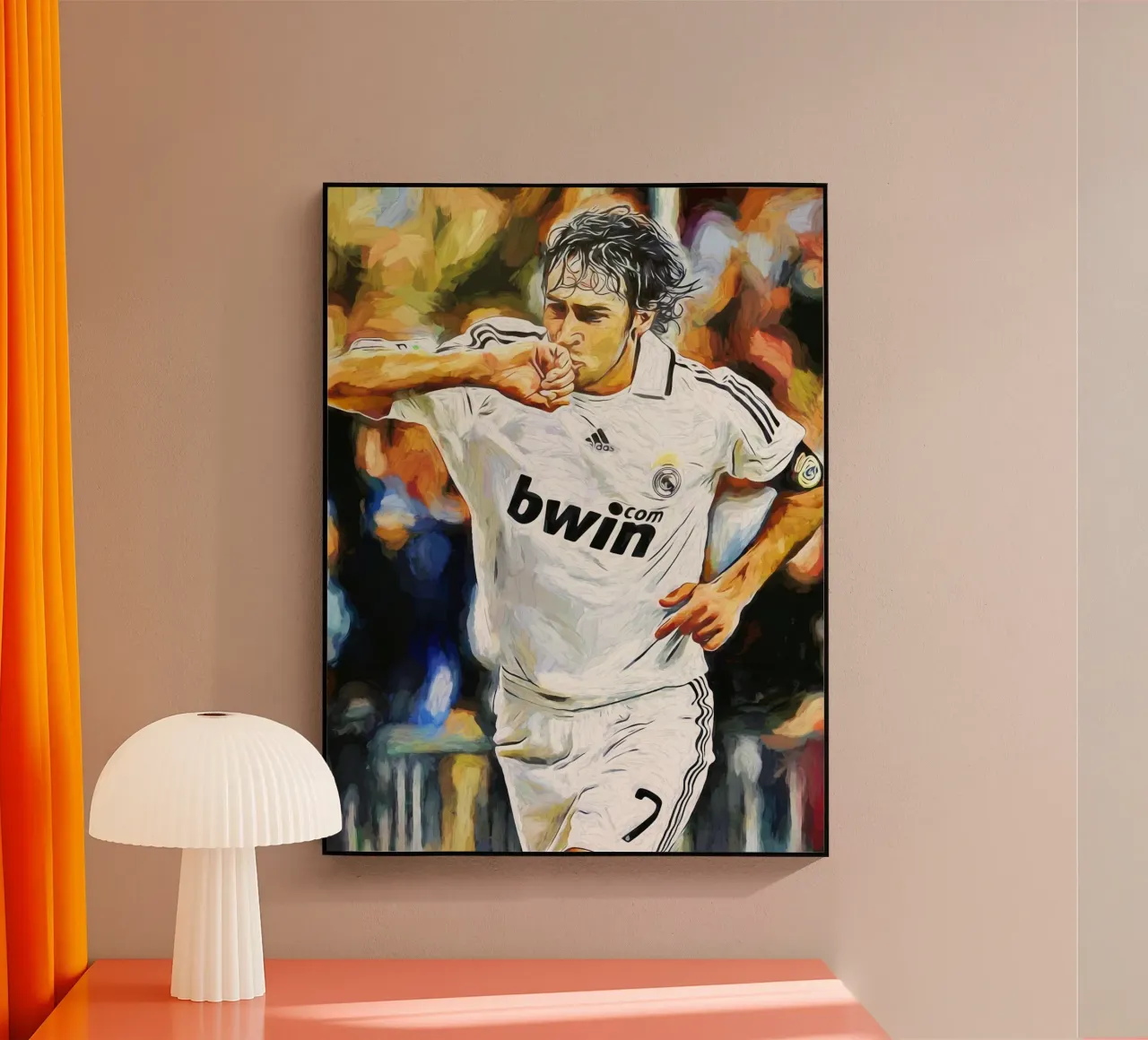 Raúl González Pittura a olio digitale plexiglass da ArdanART