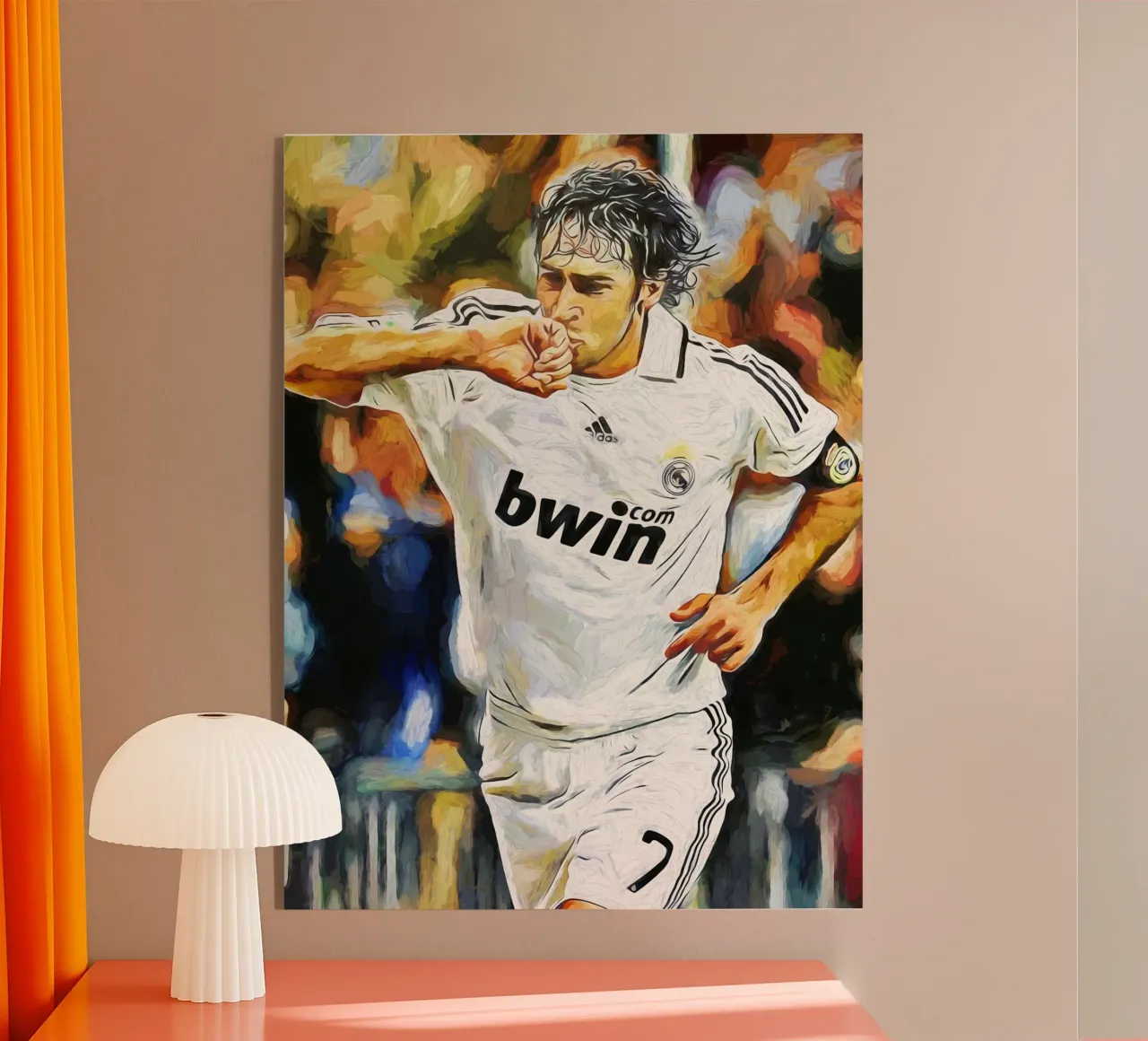 Raúl González Pittura a olio digitale plexiglass da ArdanART