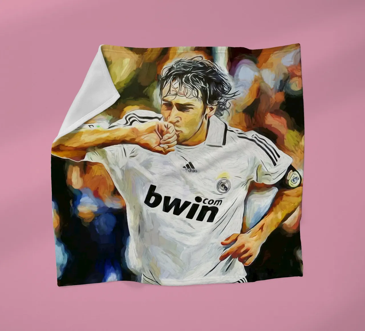Raúl González Pittura a olio digitale coperta in pile da ArdanART