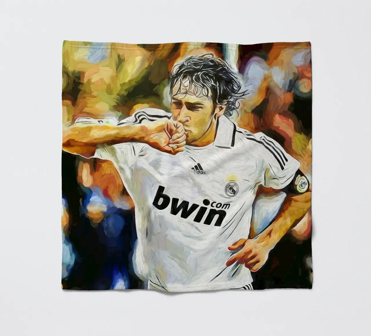 Raúl González Pittura a olio digitale coperta in pile da ArdanART